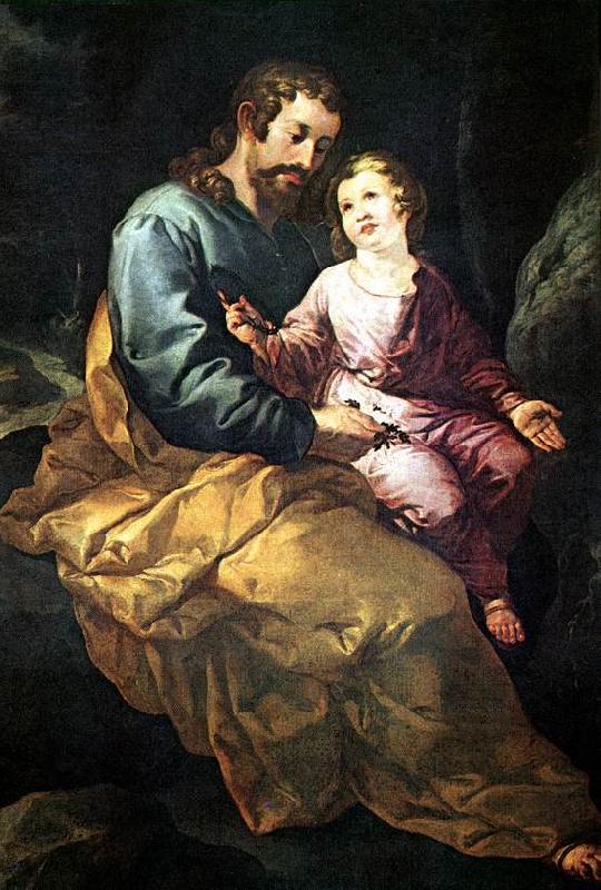 HERRERA, Francisco de, the Elder St Joseph and the Child sr